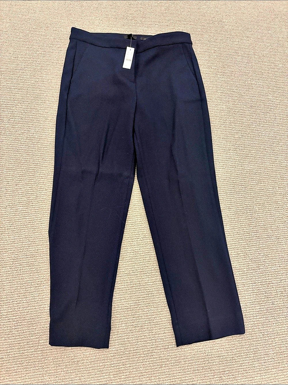 Jcrew Kate Trousers in Navy Blue